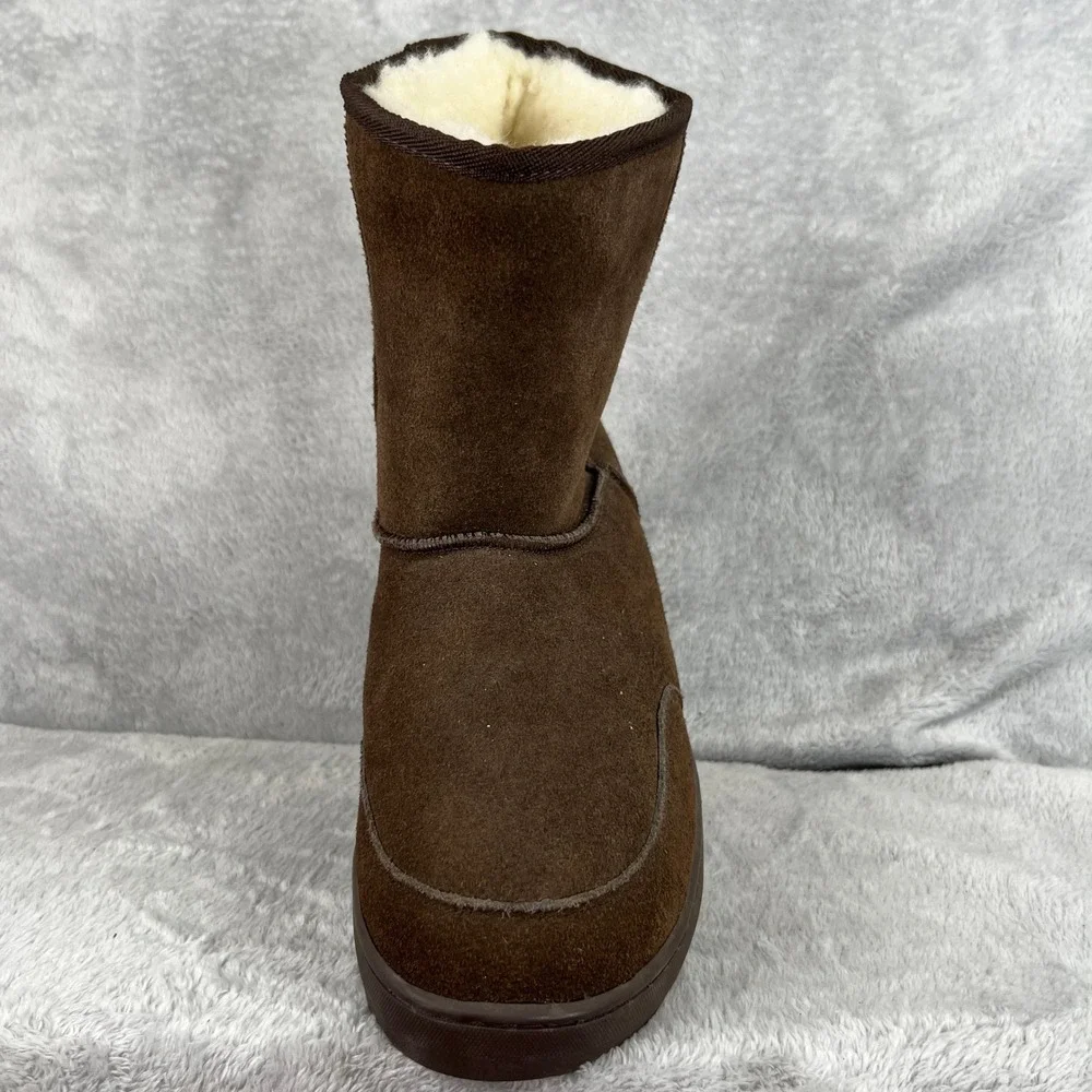 The Realm Suede Australian Wool Boots 13 Brown Men Winter Warm Outdoor